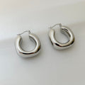 Alegra Silver Hoops
