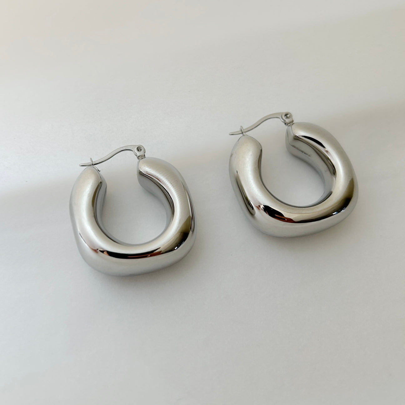 Alegra Silver Hoops