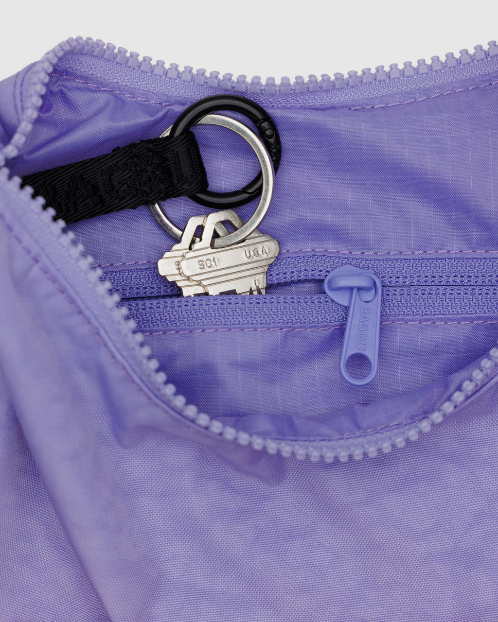 Small Nylon Crescent Bag