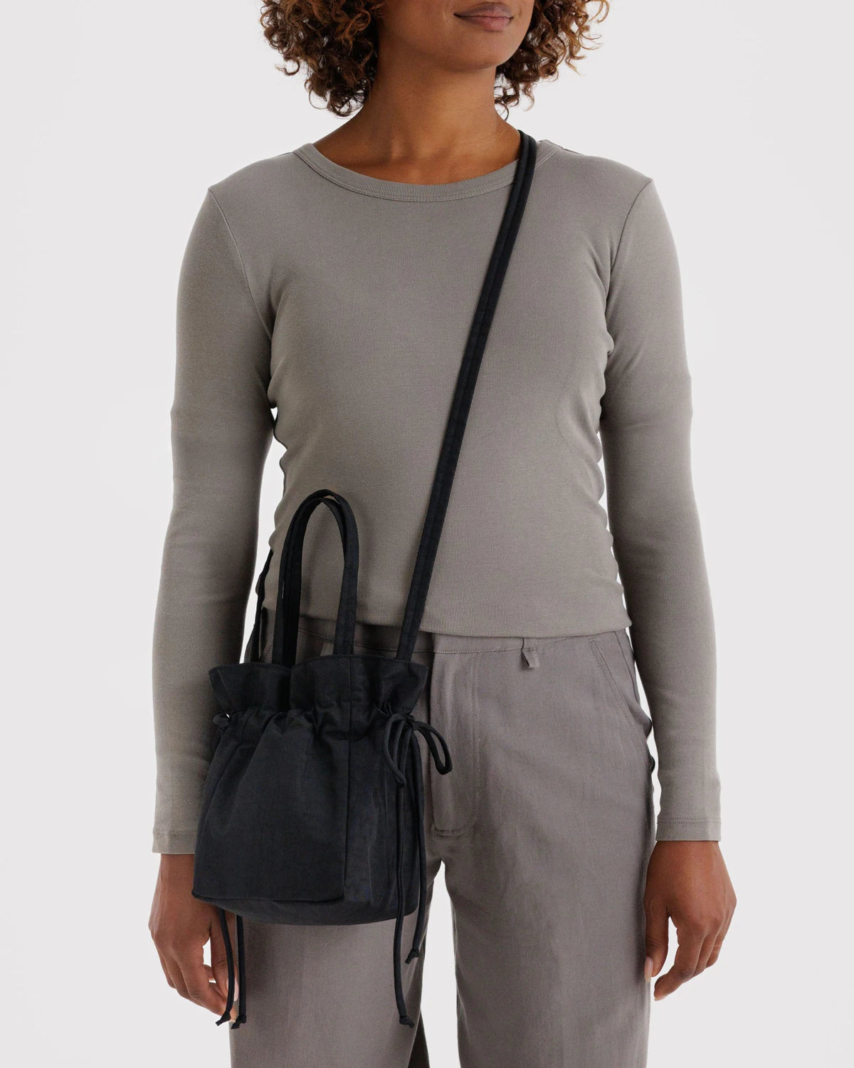 BAGGU Nylon Drawstring Bag