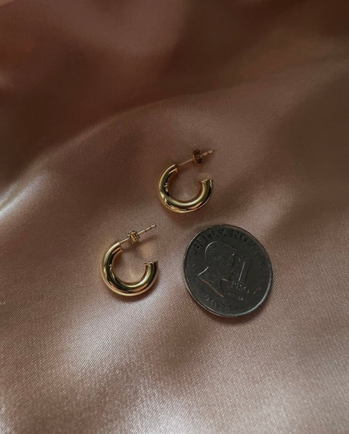 18k Gold Stud Earrings