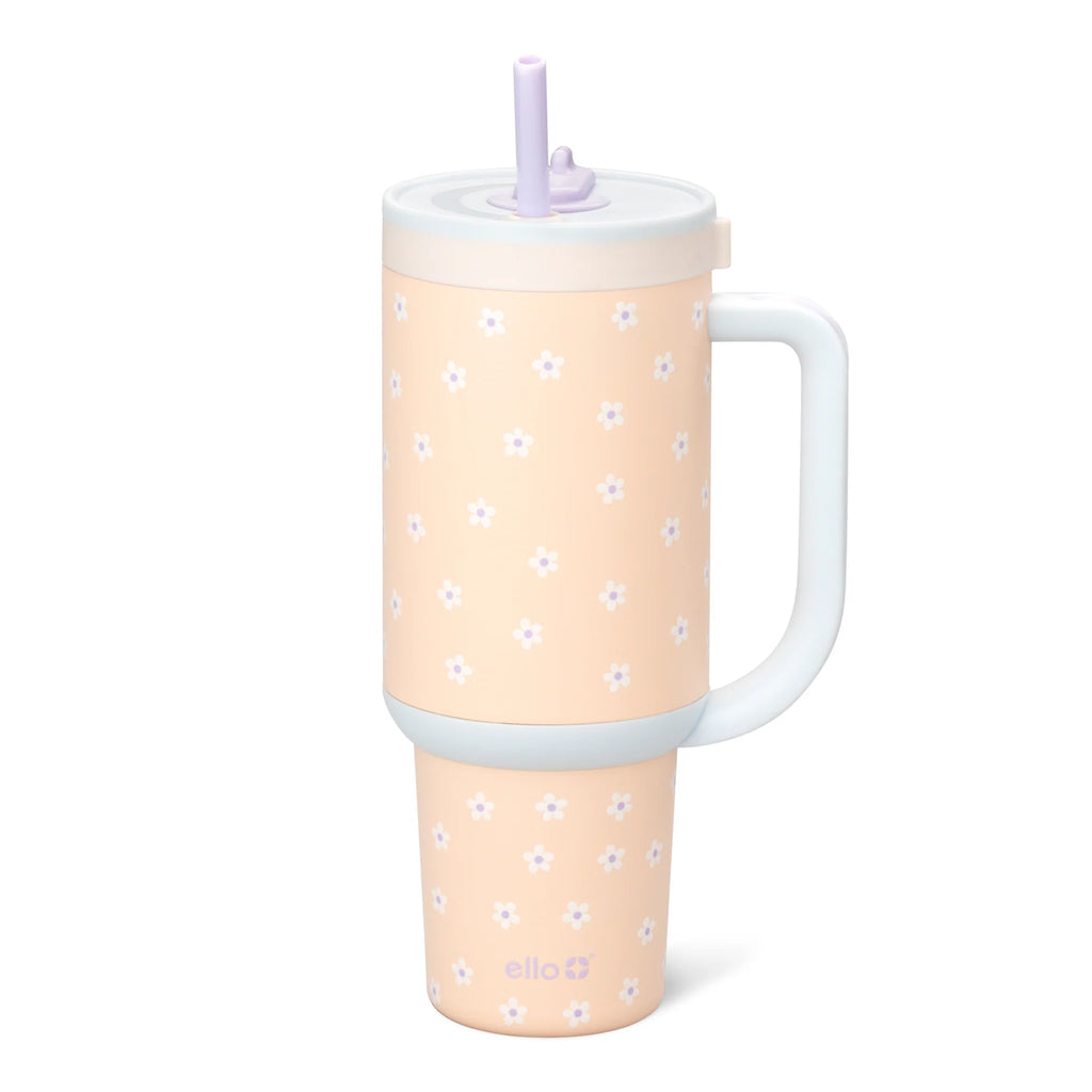 Ello Oasis Stainless Steel Tumbler Daisy 30oz