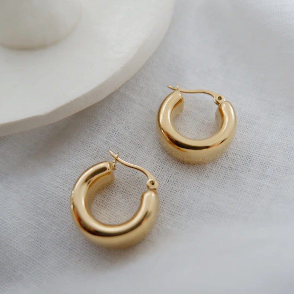 Caterina Gold Hoops