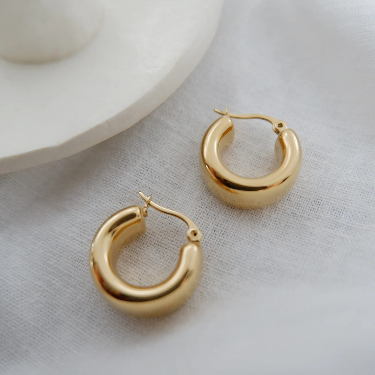Caterina Gold Hoops