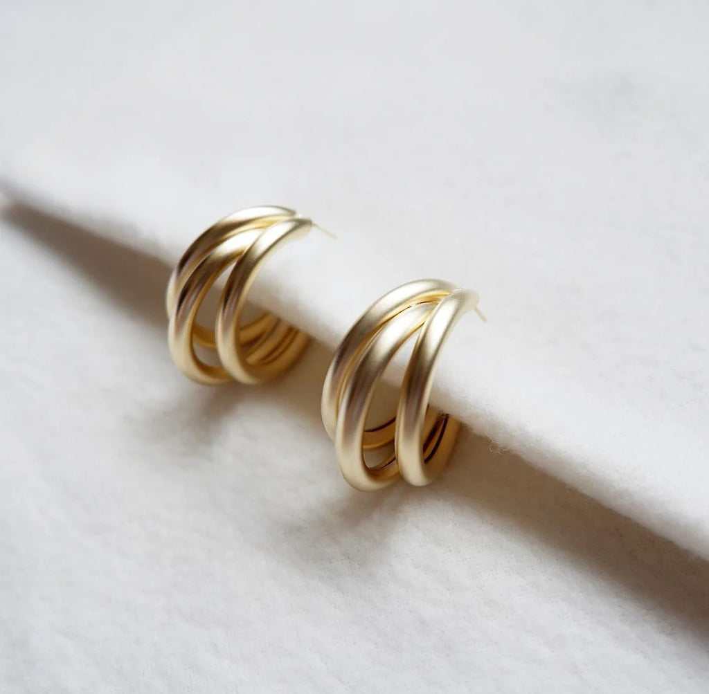 Alena Gold Hoops