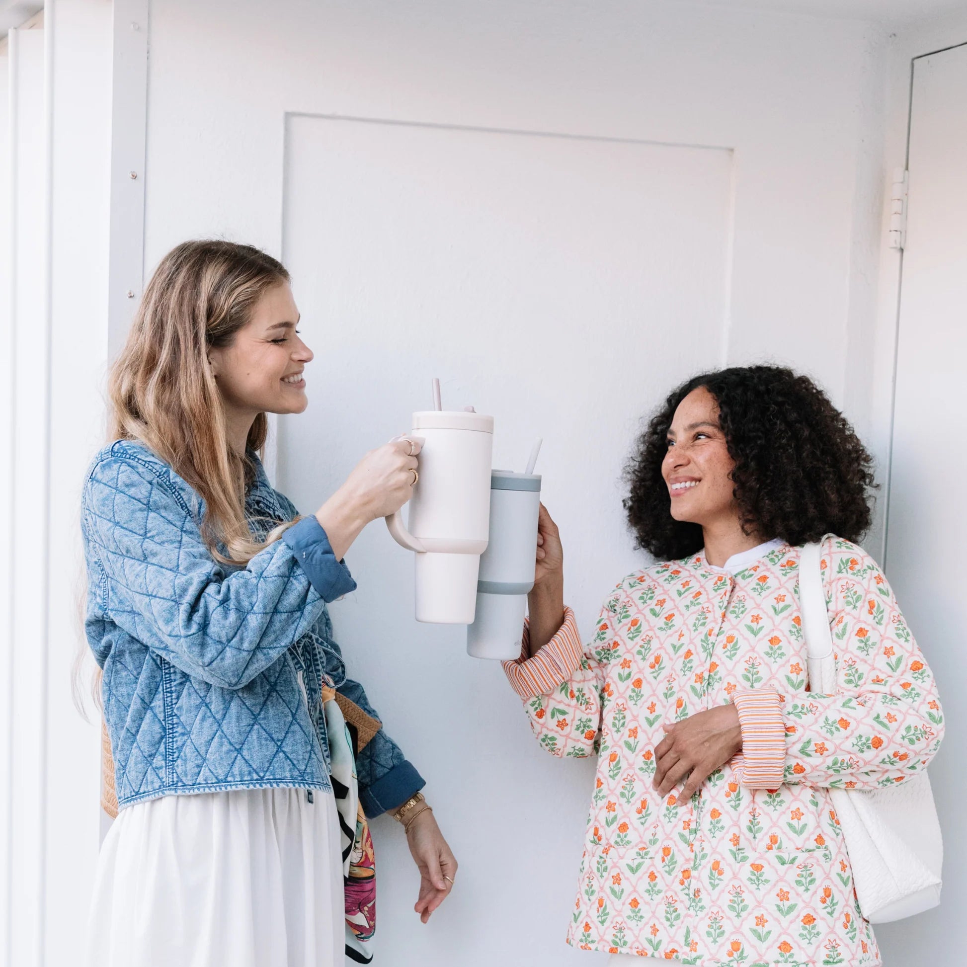 Ello Oasis Stainless Steel Tumbler Cream 30oz